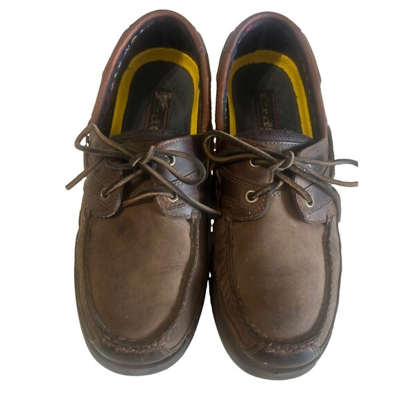 Timberland  2-Eye Boat Shoes Mens 11M Brown Leather Lace-Up Classic 71054